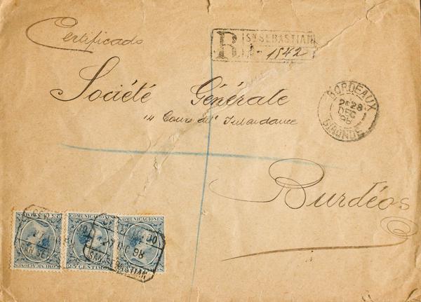 0000039172 - Spain. Alfonso XIII Registered Mail