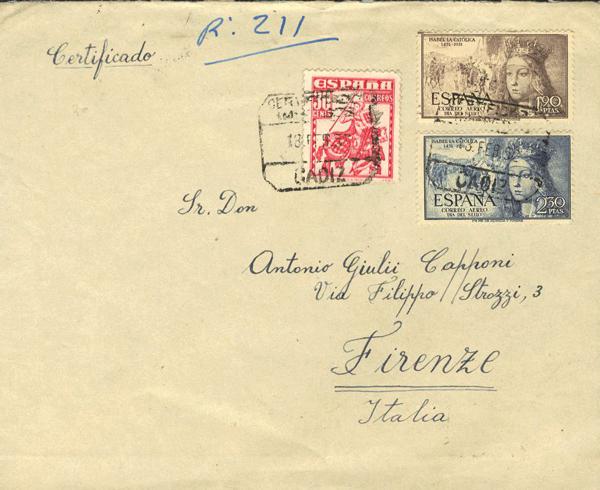 0000041605 - España. Estado Español Correo Certificado