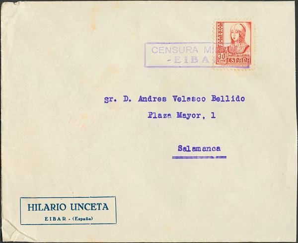 0000041652 - Zona Nacional. Censura Militar Bando Nacional