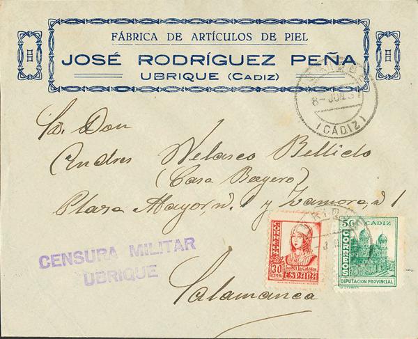 0000041682 - Zona Nacional. Censura Militar Bando Nacional