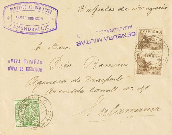 0000041740 - Zona Nacional. Censura Militar Bando Nacional