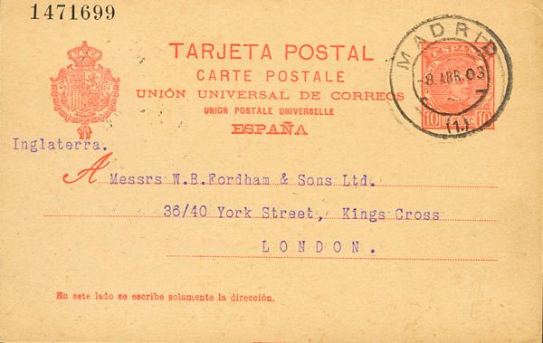 0000042087 - Madrid. Historia Postal