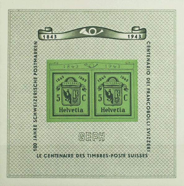 0000042533 - Suiza. Hoja Bloque