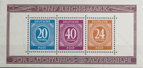 0000042561 - Alemania-Zona A.A.S.. Hoja Bloque