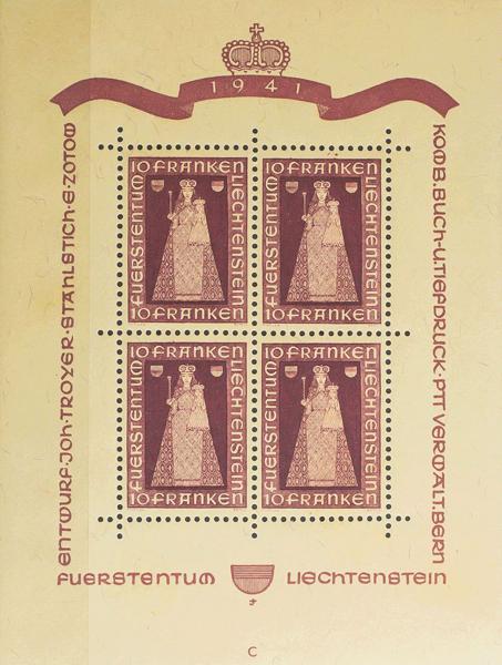 0000042621 - Liechtenstein. Hoja Bloque