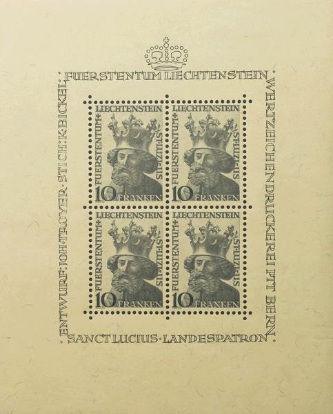 0000042622 - Liechtenstein. Hoja Bloque
