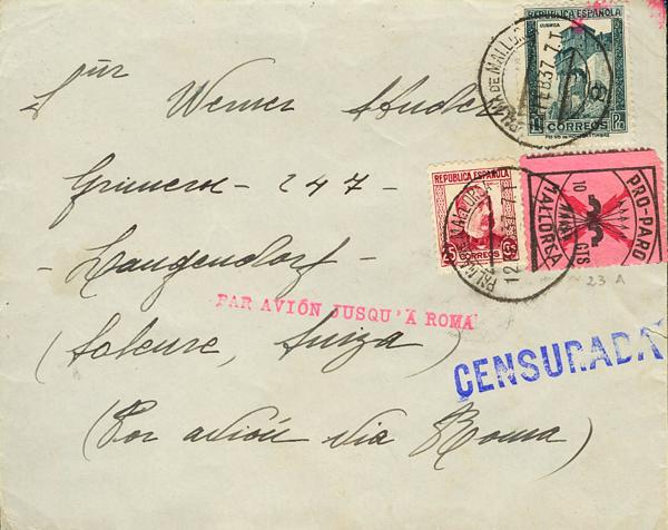 0000043321 - Zona Nacional. Bando Nacional Correo Aéreo