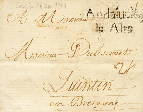 0000043529 - Andalusia. Prephilately