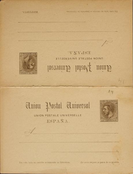 0000043891 - Entero Postal. Oficial