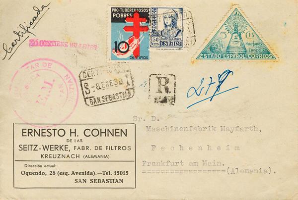 0000044982 - Zona Nacional. Bando Nacional Correo Certificado