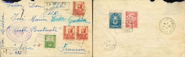 0000045059 - Spain. Spanish Republic Registered Mail