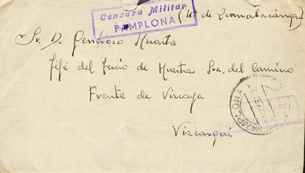 0000045091 - Zona Nacional. Censura Militar Bando Nacional