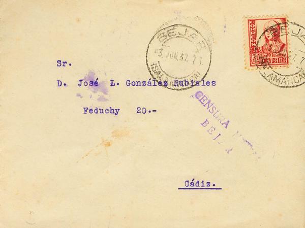 0000048666 - Zona Nacional. Censura Militar Bando Nacional