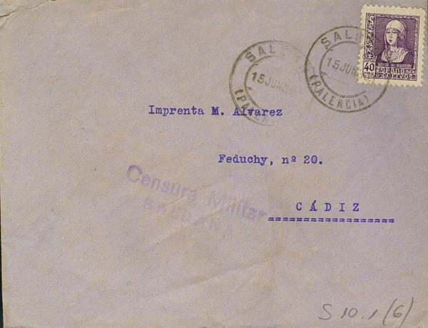 0000048669 - Zona Nacional. Censura Militar Bando Nacional