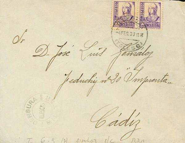 0000048684 - Zona Nacional. Censura Militar Bando Nacional