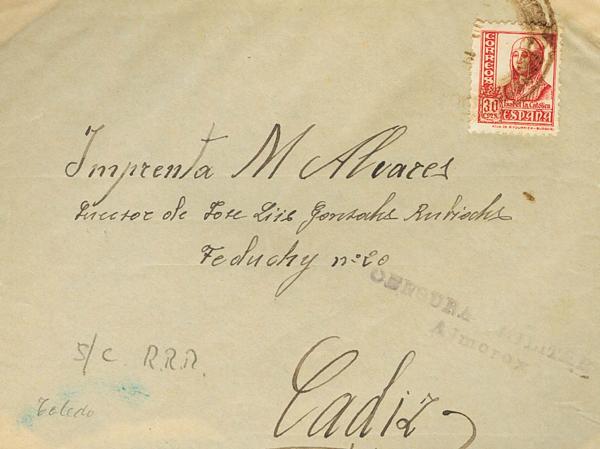 0000048726 - Zona Nacional. Censura Militar Bando Nacional