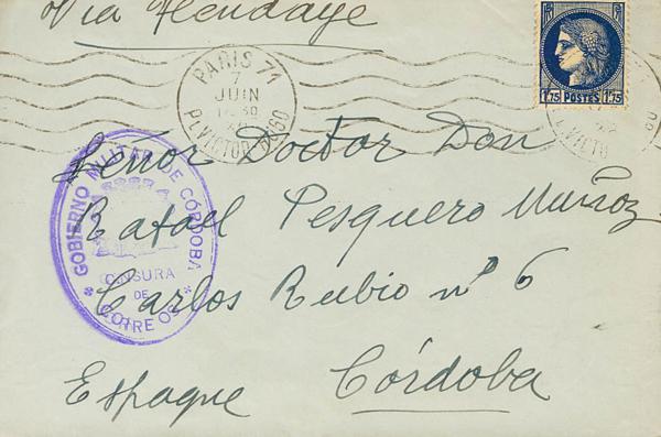 0000048905 - Zona Nacional. Censura Militar Bando Nacional