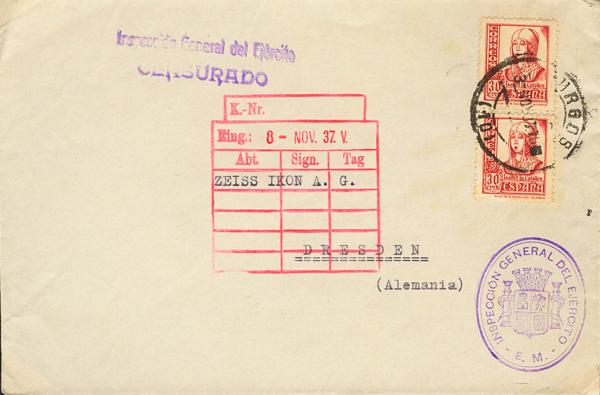 0000048919 - Zona Nacional. Censura Militar Bando Nacional