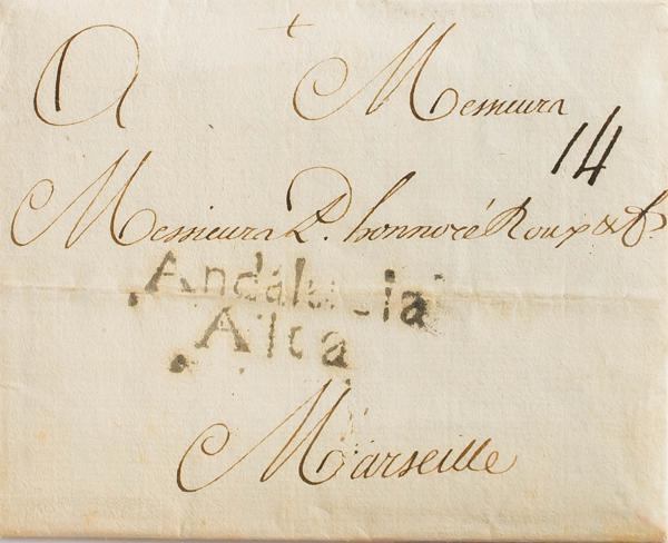 0000050497 - Andalusia. Prephilately