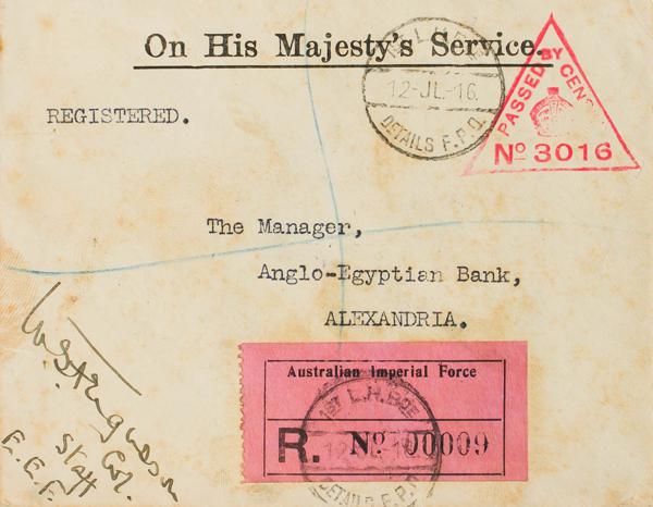 0000052197 - Gran Bretaña. Correo de Campaña / Militar