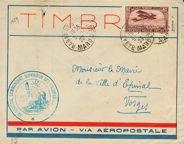 0000053213 - Marruecos Francés. Aéreo