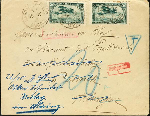 0000053232 - Marruecos Francés. Aéreo