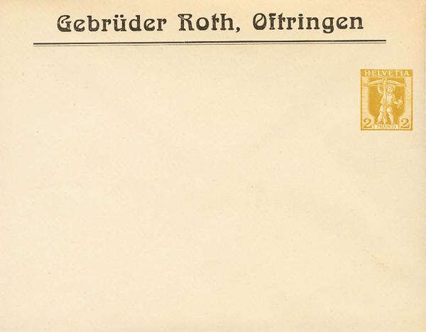 0000053236 - Suiza. Entero Postal Privado