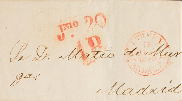 0000054284 - Andalusia. Prephilately