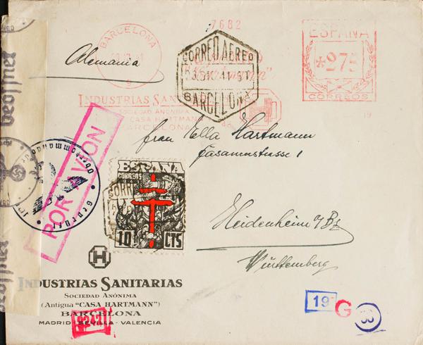 0000055182 - Other sections. Roller Postmark / Mechanical Franking