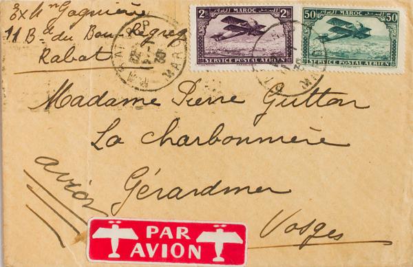 0000058263 - Marruecos Francés. Aéreo