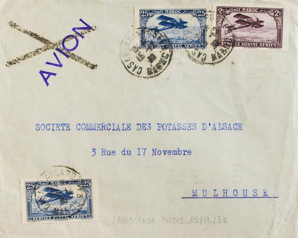 0000058272 - Marruecos Francés. Aéreo