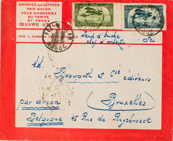 0000058284 - Marruecos Francés. Aéreo