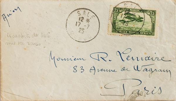 0000058299 - Marruecos Francés. Aéreo