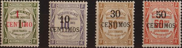 0000063304 - Marruecos Francés. Tasas