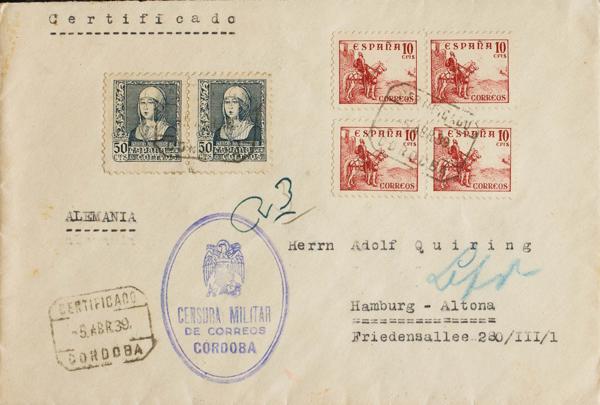 0000064099 - España. Estado Español Correo Certificado