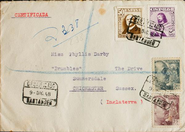 0000064152 - Zona Nacional. Bando Nacional Correo Certificado