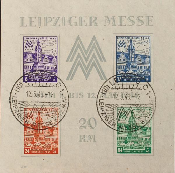 0000065139 - Alemania Oriental (Ocupación Soviética). Sajonia Occidental-Hoja Bloque