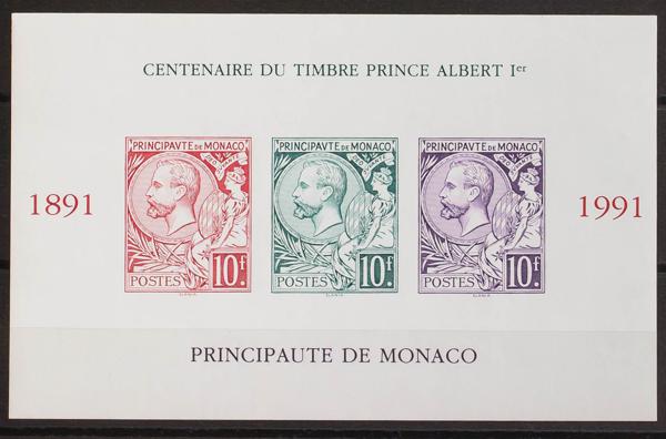 0000067105 - Mónaco. Hoja Bloque