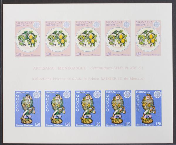 0000067155 - Mónaco. Hoja Bloque