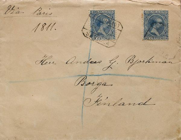 0000068820 - Spain. Alfonso XIII Registered Mail