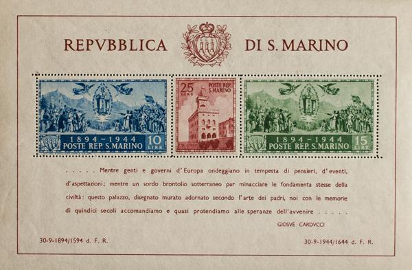 0000069411 - San Marino. Hoja Bloque