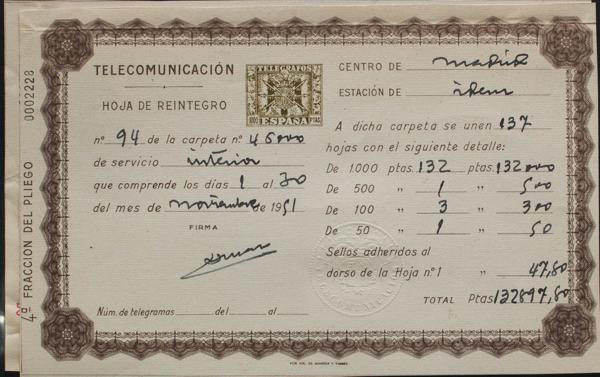 0000069928 - España. Telégrafos