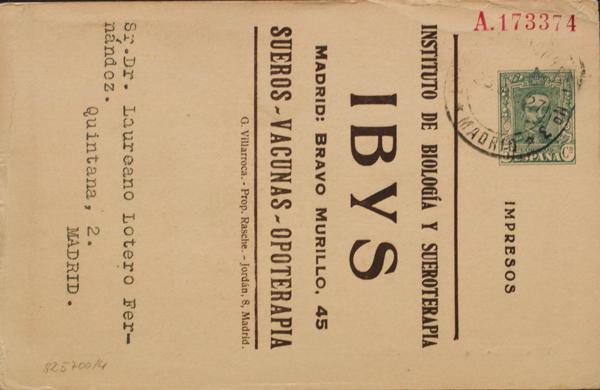 0000071804 - Entero Postal. Privado