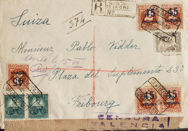 0000072336 - Zona Republicana. Bando Republicano Correo Certificado