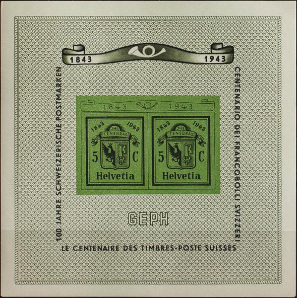 0000073192 - Suiza. Hoja Bloque