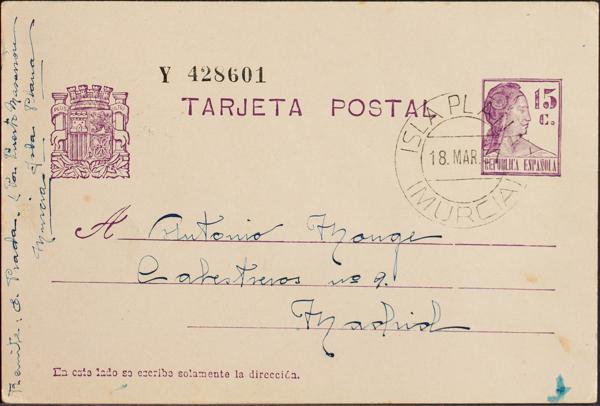 0000073600 - Murcia. Historia Postal