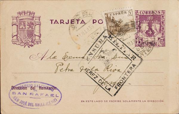 0000073618 - Zona Nacional. Censura Militar Bando Nacional