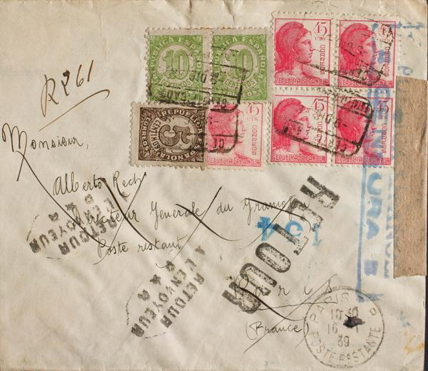 0000073694 - Spain. Spanish Republic Registered Mail