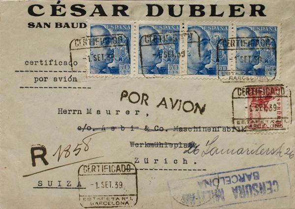 0000073731 - España. Estado Español Correo Certificado