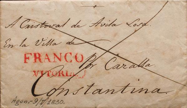 0000077703 - Basque Country. Prephilately